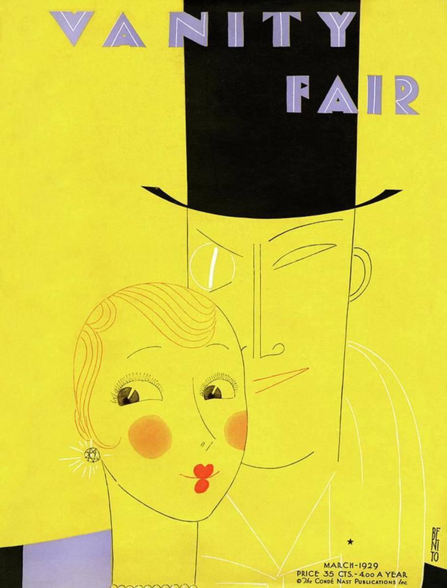 Vanity Fair Cover Featuring A Man With A Monocle - Poster | Canvas Wall Art Print