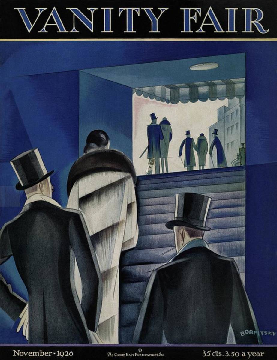 Vanity Fair Cover Featuring An Elegant Group - Poster | Canvas Wall Art Print