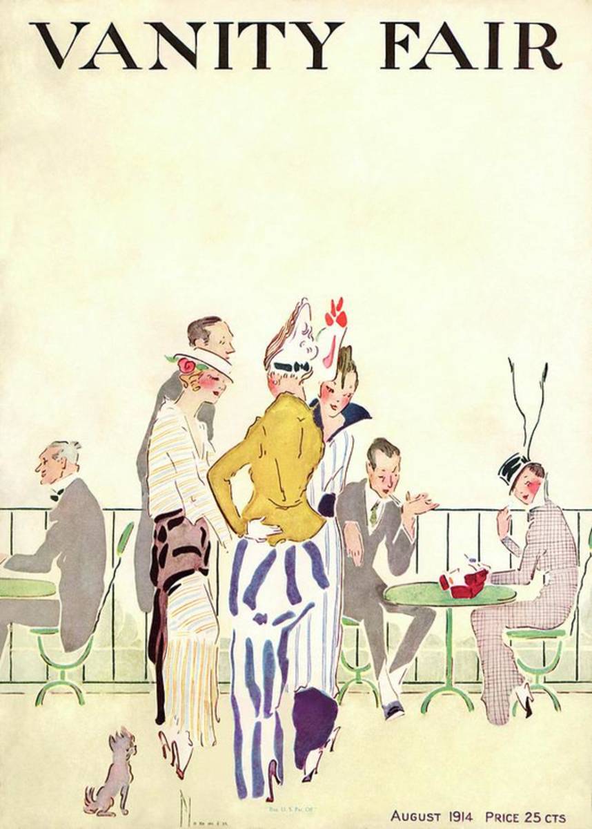 Vanity Fair Cover Featuring People At An Outdoor - Poster | Canvas Wall Art Print