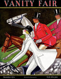 Vanity Fair Cover Featuring Two Men And A Woman - Poster | Canvas Wall Art Print
