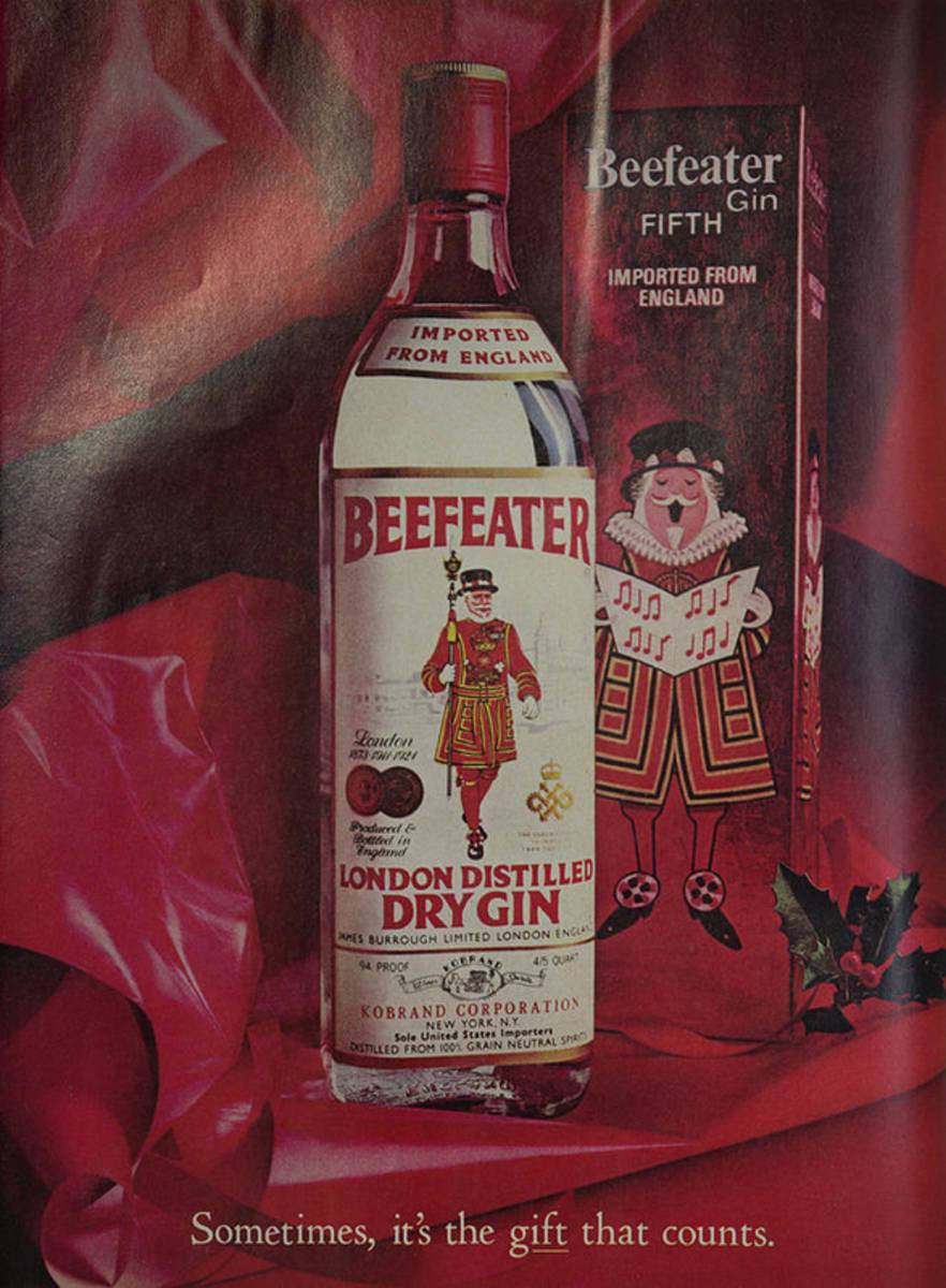 Vintage Beefeater Gin Advertisement - Poster | Canvas Wall Art Print