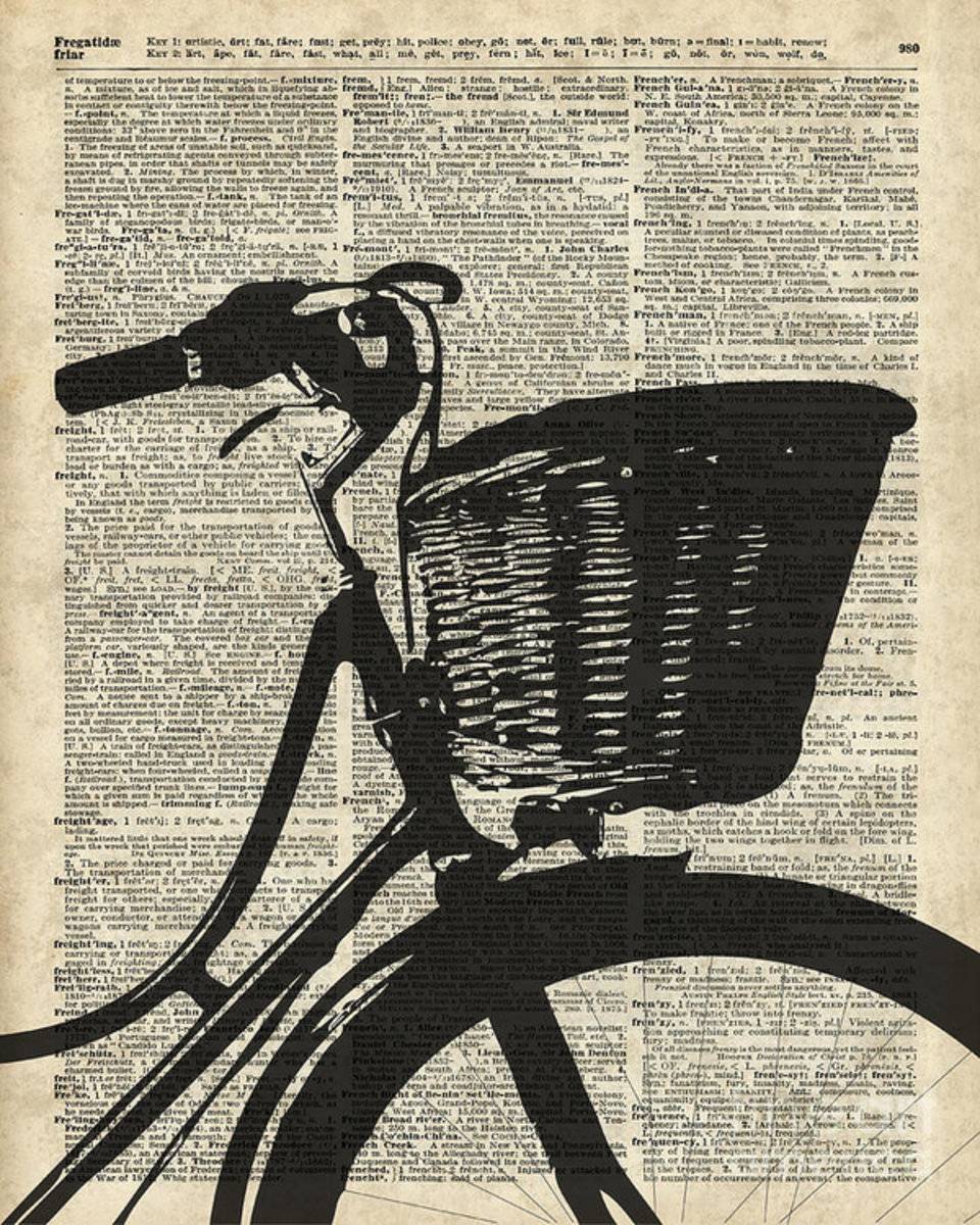 Vintage Bicycle - Poster | Canvas Wall Art Print
