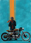 Vintage Cafe Racer - Poster | Canvas Wall Art Print