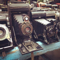 Vintage Cameras - Poster | Canvas Wall Art Print