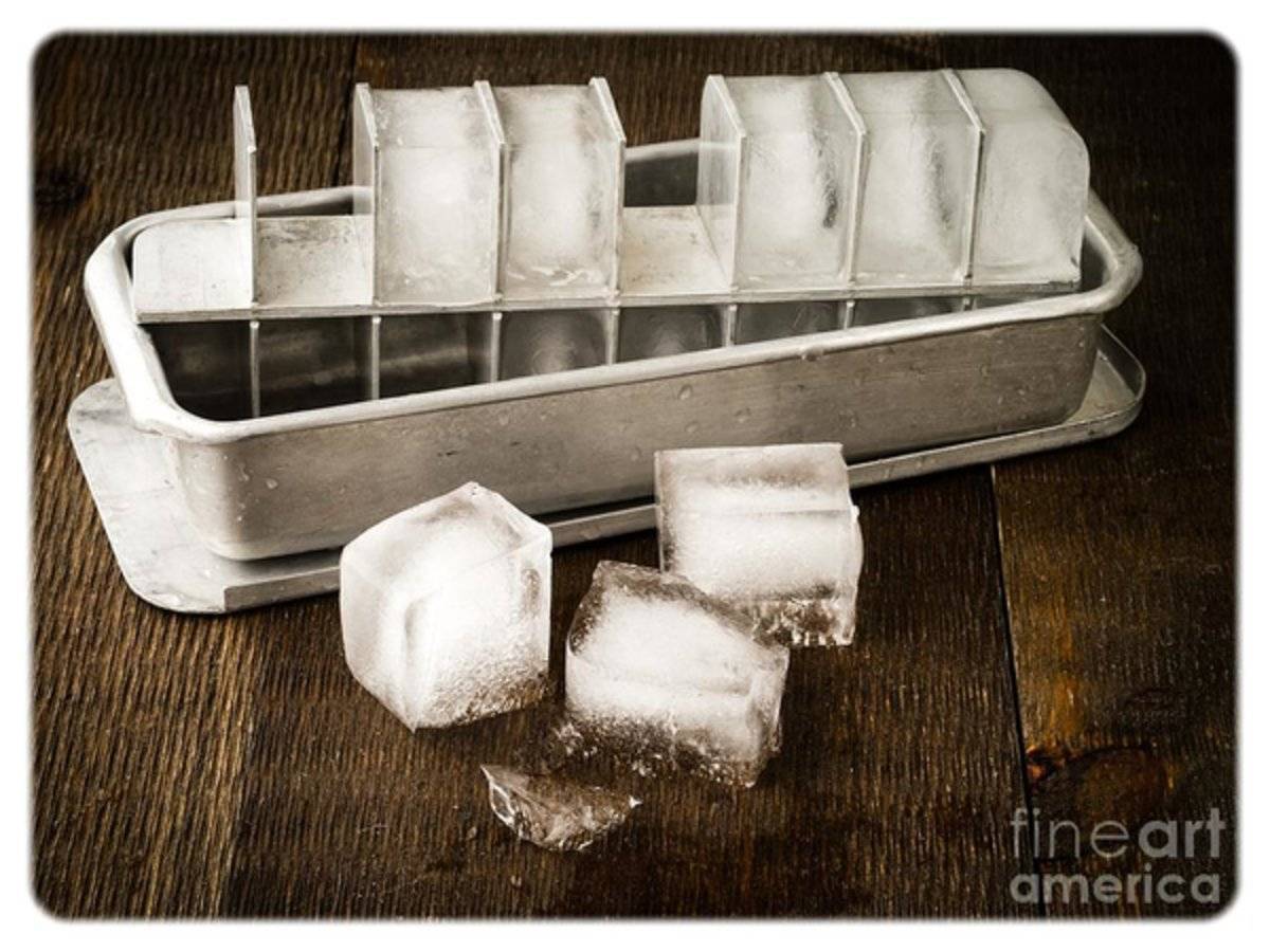 Vintage Ice Cubes - Poster | Canvas Wall Art Print