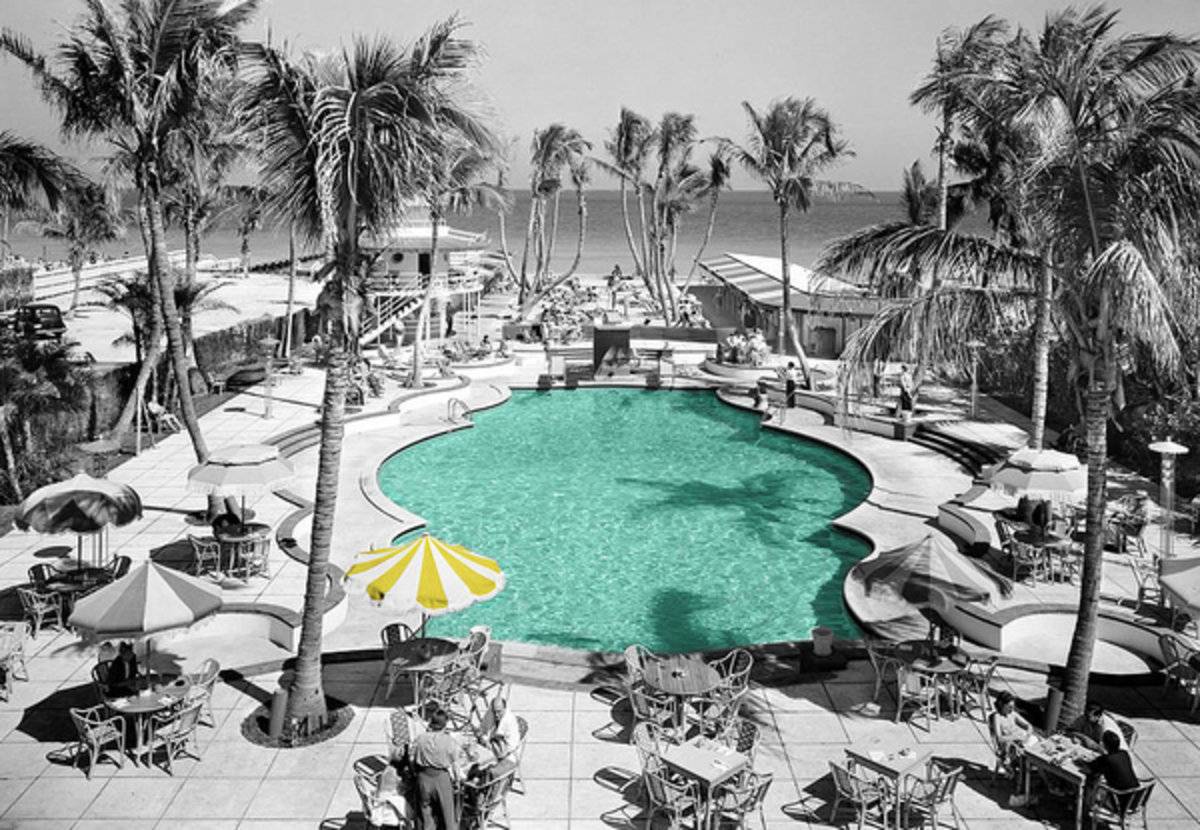 Vintage Miami - Poster | Canvas Wall Art Print