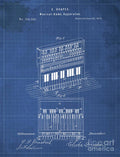 Vintage Musical Game Apparatus Patent Year 1875 - Rapper - Poster | Canvas Wall Art Print