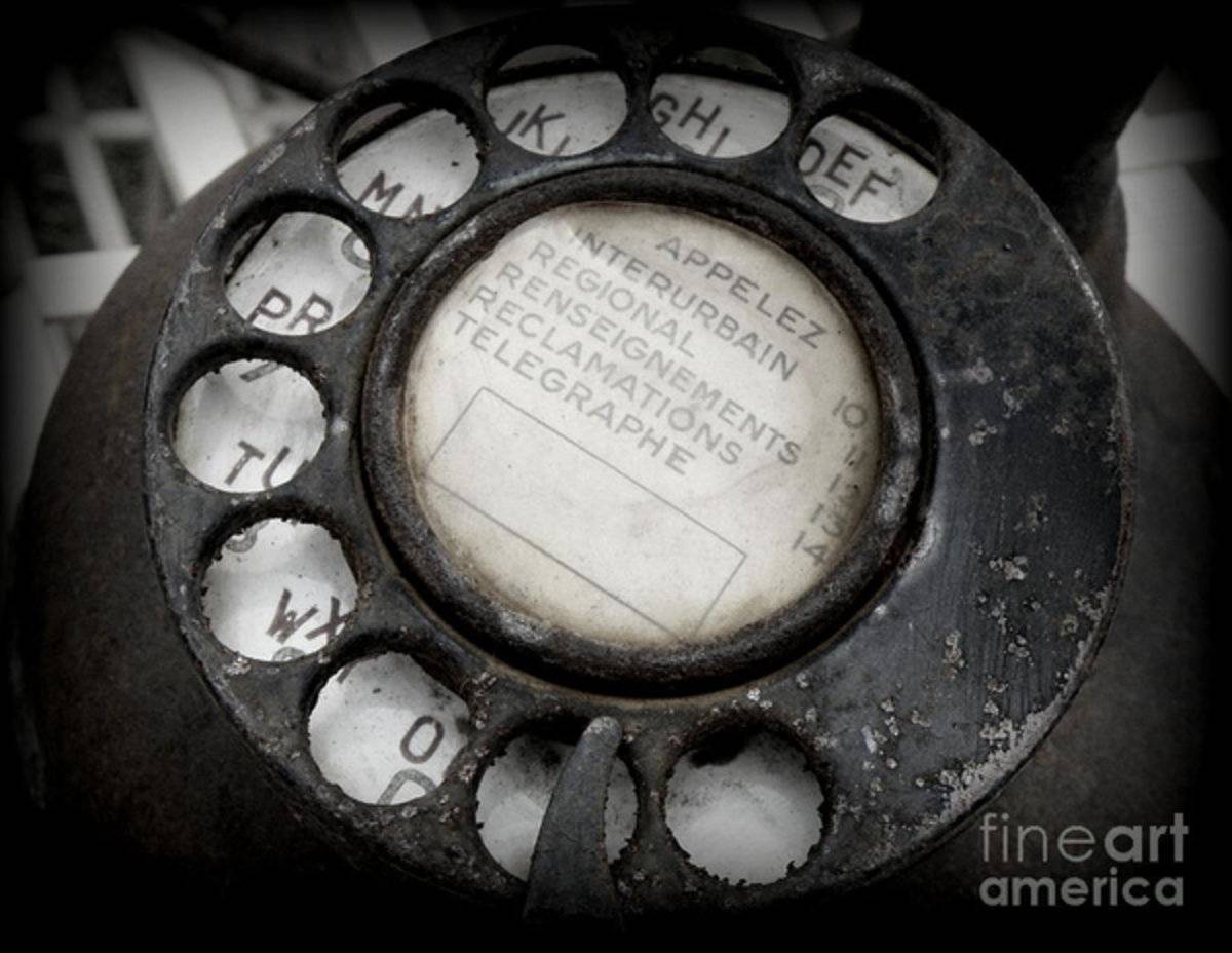 Vintage Telephone - Poster | Canvas Wall Art Print