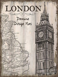 Vintage Travel London - Poster | Canvas Wall Art Print