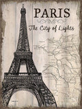 Vintage Travel Paris - Poster | Canvas Wall Art Print