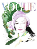 Vintage Vogue Cover Painting - Poster | Canvas Wall Art Print