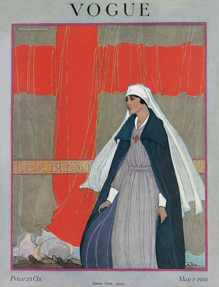 Vogue Cover Featuring A Nurse - Poster | Canvas Wall Art Print