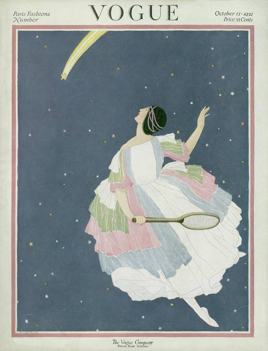 Vogue Cover Featuring A Woman Flying - Poster | Canvas Wall Art Print