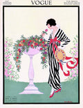 Vogue Cover Featuring A Woman Smelling A Rose - Poster | Canvas Wall Art Print