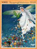 Vogue Cover Featuring A Woman Wearing A Bridal - Poster | Canvas Wall Art Print