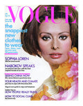 Vogue Cover Featuring Sophia Loren - Poster | Canvas Wall Art Print