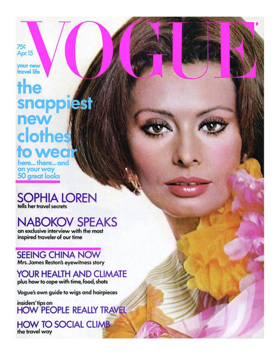 Vogue Cover Featuring Sophia Loren - Poster | Canvas Wall Art Print