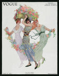 Vogue Cover Featuring Three Women With Flowers - Poster | Canvas Wall Art Print