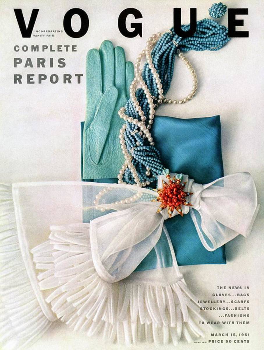 Vogue Cover Featuring Various Accessories - Poster | Canvas Wall Art Print