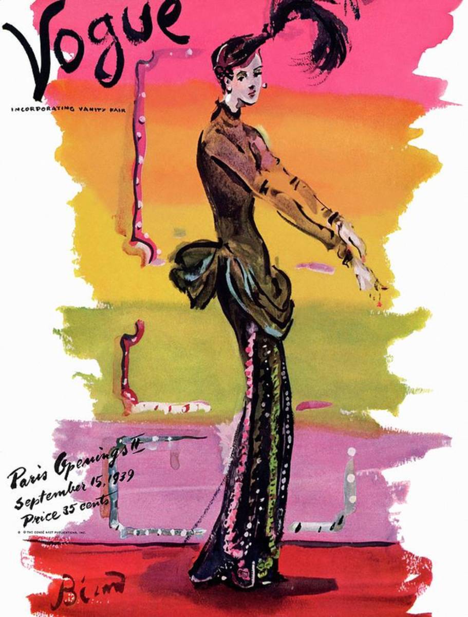 Vogue Cover Illustration - Poster | Canvas Wall Art Print