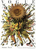 Vogue Cover Illustration Of A Sun With A Face - Poster | Canvas Wall Art Print