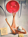 Vogue Cover Illustration Of A Woman Balancing - Poster | Canvas Wall Art Print