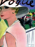 Vogue Cover Illustration Of A Woman - Poster | Canvas Wall Art Print