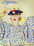 Vogue Cover Illustration Of A Woman - Poster | Canvas Wall Art Print