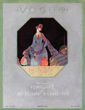 Vogue Cover Illustration Of A Woman Looking - Poster | Canvas Wall Art Print