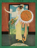 Vogue Cover Illustration Of A Woman Wearing - Poster | Canvas Wall Art Print