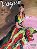 Vogue Cover Illustration Of A Woman Wearing - Poster | Canvas Wall Art Print