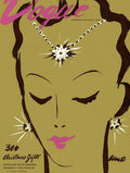 Vogue Cover Illustration Of A Woman Wearing Star - Poster | Canvas Wall Art Print