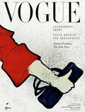 Vogue Cover Illustration Of A Woman'S Arm Holding - Poster | Canvas Wall Art Print