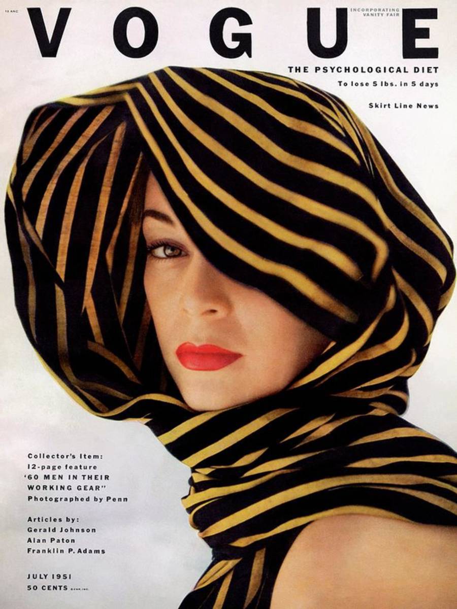 Vogue Cover Of Jean Patchett - Poster | Canvas Wall Art Print