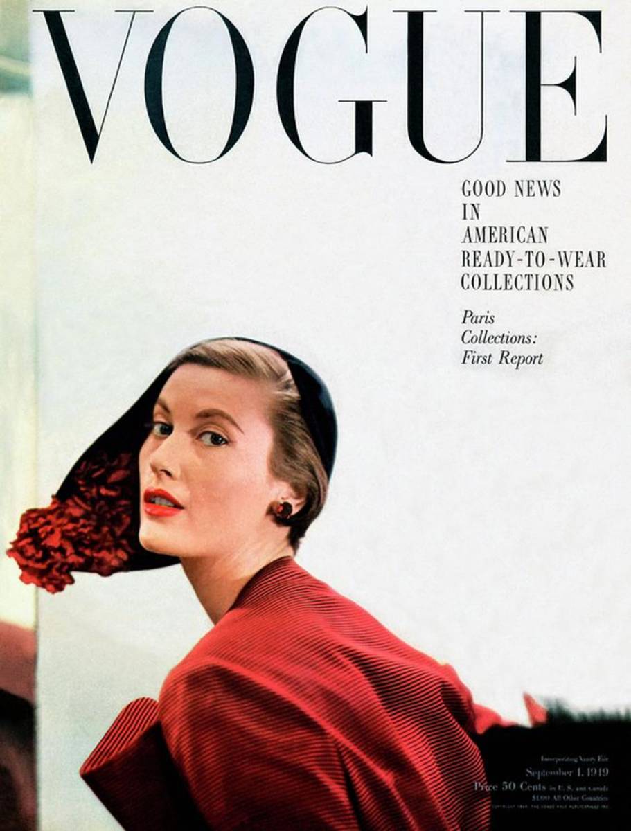 Vogue Cover Of Mary Jane Russell - Poster | Canvas Wall Art Print