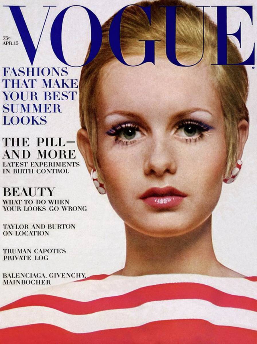 Vogue Cover Of Twiggy - Poster | Canvas Wall Art Print