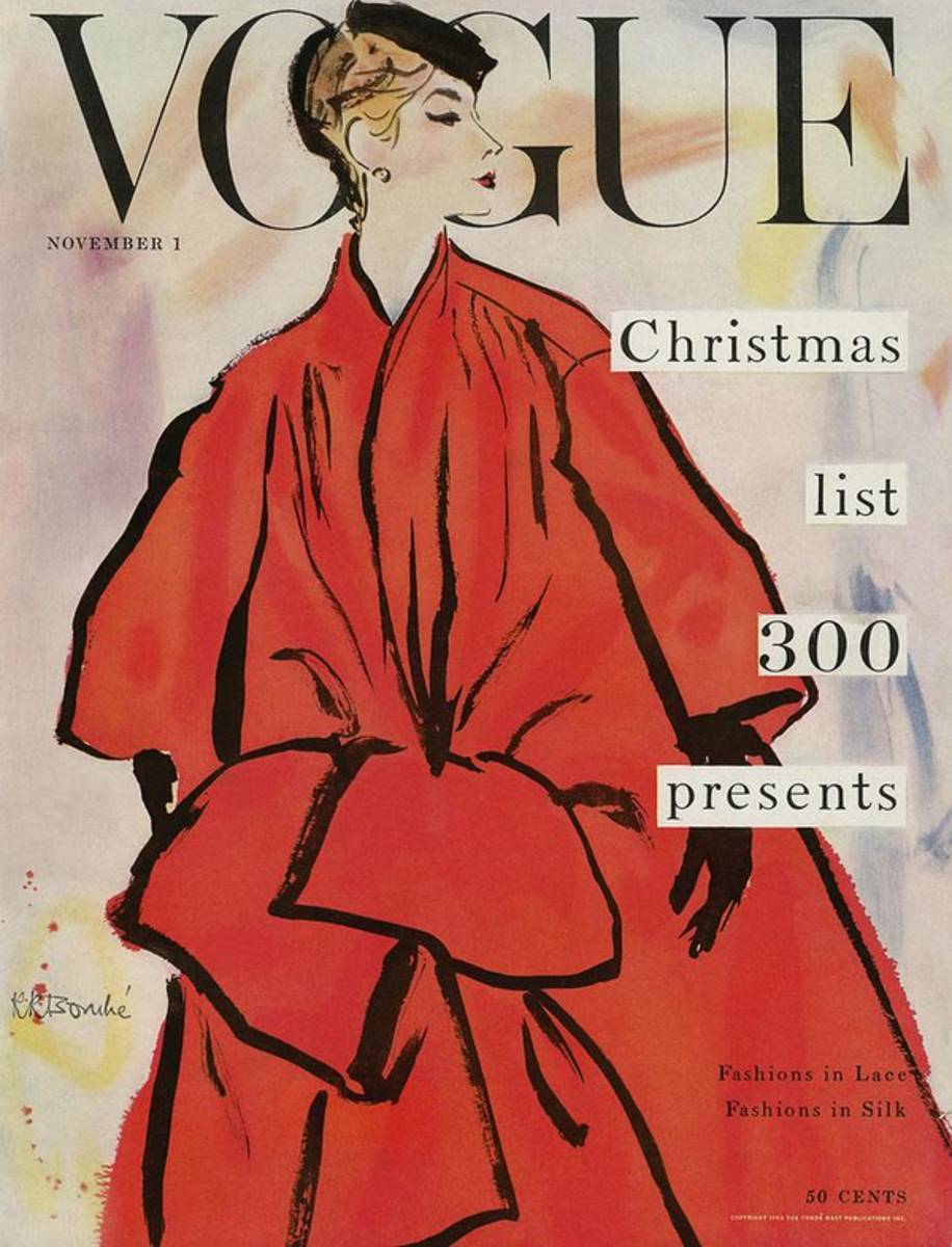 Vogue Magazine Cover Featuring A Woman In A Large - Poster | Canvas Wall Art Print