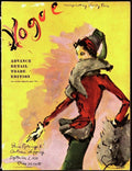 Vogue Magazine Cover Featuring A Woman In A Red - Poster | Canvas Wall Art Print