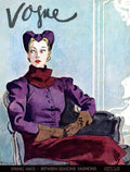 Vogue Magazine Cover Featuring A Woman - Poster | Canvas Wall Art Print