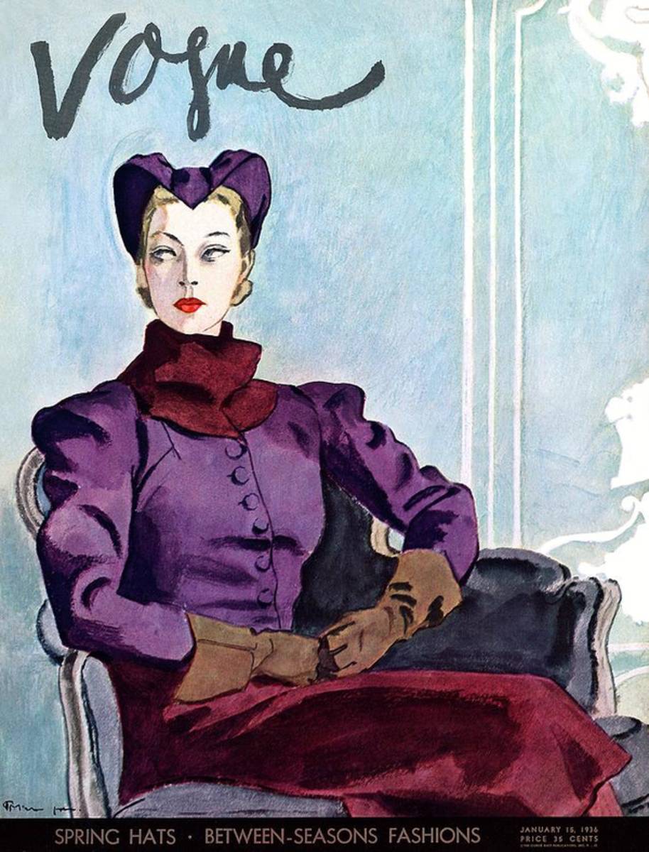 Vogue Magazine Cover Featuring A Woman - Poster | Canvas Wall Art Print