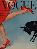 Vogue Magazine Cover Featuring A Woman Running - Poster | Canvas Wall Art Print