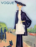 Vogue Magazine Cover Featuring A Woman Walking - Poster | Canvas Wall Art Print