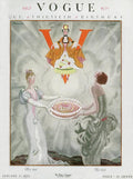 Vogue Magazine Cover Featuring Two Women Carrying - Poster | Canvas Wall Art Print