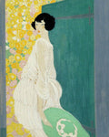 Vogue Magazine Illustration Of A Woman Standing - Poster | Canvas Wall Art Print