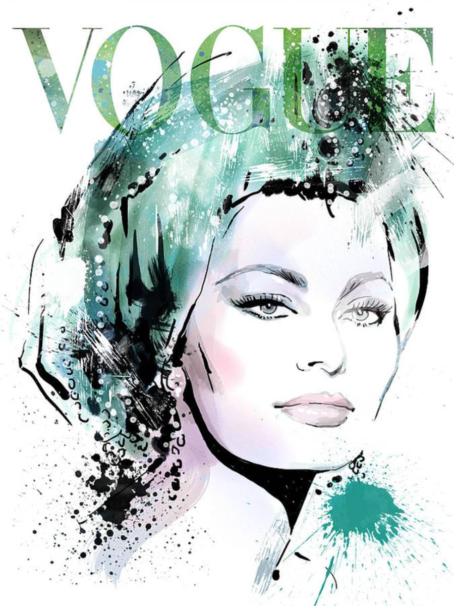 Vogue Sophia Loren - Poster | Canvas Wall Art Print