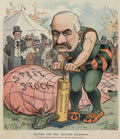 Waiting For The Balloon Ascension 1902 - Poster | Canvas Wall Art Print