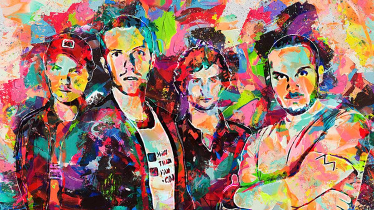 Watercolor Coldplay - Poster | Canvas Wall Art Print