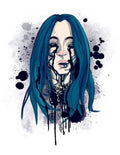 When The Partys Over - Billie Eilish - Poster | Canvas Wall Art Print