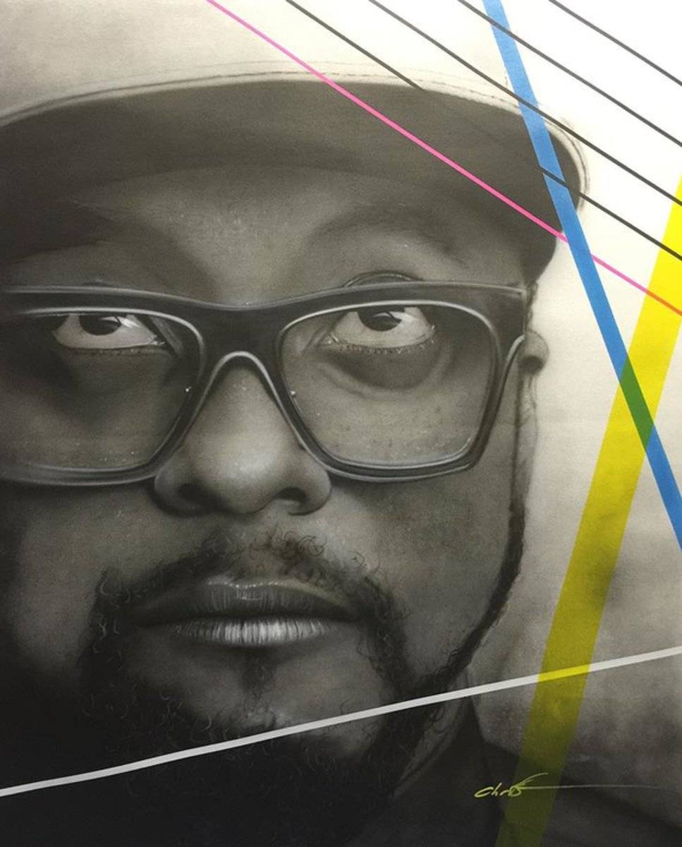 Will.I.Am Power - Rapper - Poster | Canvas Wall Art Print