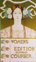 Womens Edition Buffalo Courier - Poster | Canvas Wall Art Print